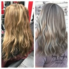 Golden Blonde Grey Blending, Ash Blonde Babylights, Ash Gray Hair Color, Ash Blonde Hair Dye, Blonde Babylights, Natural Ash Blonde, Ash Blonde Hair Colour, Brown Curly Hair, Hair Blond