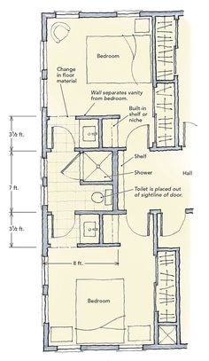 the floor plan for a two bedroom apartment with lofts and living room, as well as