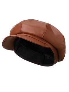 PRICES MAY VARY. Quality Pu Leather Confection: step into style with our baker boy hat, crafted with PU leather; This brown leather hat for women is a sleek addition to any outfit, adding an extra layer of sophistication; In a market inundated with ordinary caps, our leather beret hat stands out as a right option that is both fashionable and durable Elegant Bundle Package: containing a newsboy cap, the package can directly serve as a suitable gift for wife, friends, colleagues, or family members Brown Leather Cap, Women’s Hats, Baker Hat, Brown Leather Hat, Brown Beret, Vintage Beret, Leather Beret, Cabbie Hat, Baker Boy Hat