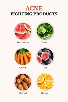 Eating the right foods is one of the best ways to get rid of acne and have clear skin. 🍏These are some of the best acne-fighting foods that you should add to your diet. What To Eat To Get Rid Of Acne, Acne Friendly Meals, Foods To Clear Acne, Food For Acne, Skin Foods, Healing Acne, Foods For Clear Skin, Clear Skin Diet, Acne Diet