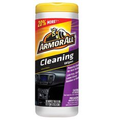 a bottle of armorall cleaning wipes on a white background