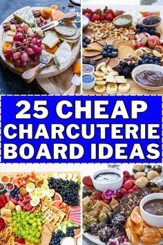 the 25 cheap and easy charcuterie board ideas that are perfect for any occasion