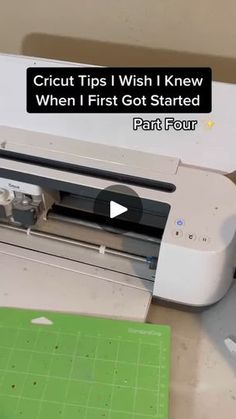 a video demonstrating how to use the cricut tips i wish i knew when i first got started