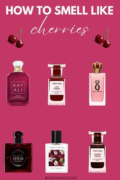 cherry perfumes Fragrance Quote, Scent Combos, Spicy Perfume, Sephora Haul