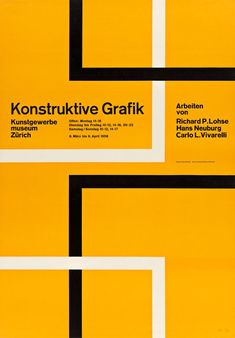 the cover of konstrukttive grafik, with black and yellow squares