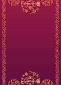 a purple and red background with an ornate border