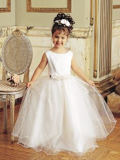 Flower Girl Dresses Repurpose Wedding Dress, Girls Pageant Gowns, Organza Flower Girl Dress, Tulle Flower Girl, Organza Flowers, Satin Tulle, Tulle Flowers, Flower Girl Dresses Tulle