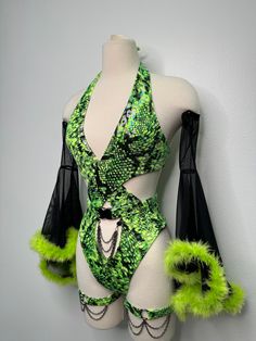 Neon Rave Outfits, Wwe Outfits, Cyberpunk Clothes