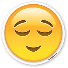 an emoticive smiley face with eyes closed and one eye closed to the side