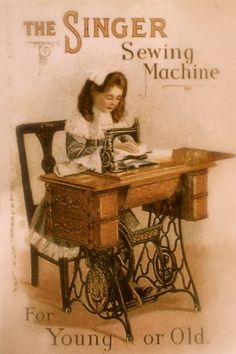 Stare Reklamy, Treadle Sewing Machines, Postal Vintage, Antique Sewing Table, Sewing Cards, Old Sewing Machines, Antique Sewing Machines, Trendy Sewing, Vintage Sewing Machine