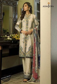 Buy Lawn Dress-Elegant Designer Lawn Dress-Lawn Wear With Embroidery, Patch Work In USA, UK, Canada, Australia  Visit Now : www.NameerabyFarooq.com or Call / Whatsapp : +1 732-910-5427 Celana Fashion, Gul Ahmed, Summer Lawn, Salwar Kamiz, Lawn Dress, Lawn Shirts, Embroidered Leather, Lawn Suits, Pakistani Suits