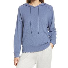 Nwt Gibsonlook Raglan Hoodie In Blue Super Soft Knit Banded Hem Attached Hood With Workable Drawstrings Raglan Style Sleeve 59% Cotton 39%Rayon 2% Spandex Xs Pit To Pit 18.5” Xs Length 24” Small Pit To Pit 19" Small Length 25" Medium Pit To Pit 20" Medium Length 25" Large Pit To Pit 22" Large Length 25.5" Xxl Pit To Pit 23" Xxl Length 27" Casual Cozy Fit Sweater With Drawstring Hood, Comfortable Hoodie With Drawstring, Comfy Long Sleeve Hoodie For Spring, Comfy Long Sleeve Spring Hoodie, Casual Cozy Fit Top With Drawstring Hood, Casual Blue Hooded Top, Casual Cozy Fit Blue Top, Blue Comfy Sweatshirt Relaxed Fit, Blue Athleisure Sweatshirt For Loungewear