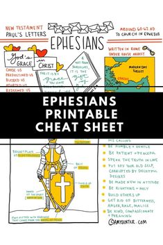 the ephesians printable great sheet