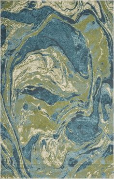 Watercolors 6238 Geode Teal Rug - Rug & Home Sea Rug, Teal Palette, Kas Rugs, Teal Rug, Teal Area Rug, Abstract Waves, Watercolor Palette, Abstract Designs, Shag Area Rug