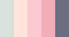 pastel color swatches with different shades