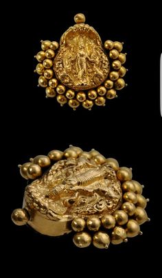 Traditional Jewelry Indian Gold Jewellery, Antique Hair Accessories, Antique Pendants Gold Indian, Tamil Dress, Beads Jewelry Indian Gold, Lakshmi Pendant, Antique Necklace Gold, Hair Accessories Gold, Earrings 2022