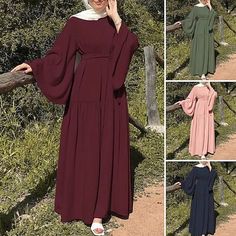 Sleeve Length:Long Sleeve; Gender:Women's; What's in the box:Dress; Types:Robe,Abaya,Dress; Holiday:Ramadan; Style:Arabic,Islamic,Dubai; Material:Polyester; Age Group:Adults'; Characters:Arabian,Muslim; Listing Date:02/23/2024 Belted Long Dress, Fall Fitness, Dress Muslim, Embroidered Midi Dress, 1 Tattoo, Muslim Dress, Abaya Dress, Maxi Dress Blue, Crepe Fabric