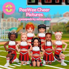 Toddler Cheerleading Posepack! Sims 4 Cc Cheerleader Pom Poms, Sims 4 Cc Maxis Match Cheerleader, Peewee Cheer, Sims 4 Cc Maxis, Sims 4 Cc Maxis Match, Sport Poses, Cheerleading Poses, Cheerleader Pom Poms, Sims 4 Poses