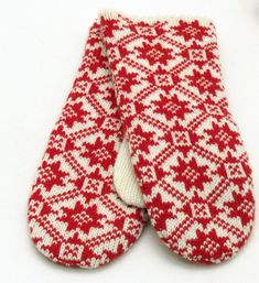 These knitted fair isle mittens were handmade using a manual knitting machine. The mittens are double sided, lining color is white. We knit from local Estonian yarns which are very warm, sturdy and long-lasting. With every wash the mittens will become softer. They are ideal for outdoor hiking walks, for city outfits and make a great gift. Material: 100% Wool Colors: White and Red 📦 SHIPPING:  We process your order in the shortest time and ship with Estonian post and tracking. ℹ️ PLEASE NOTE:  The colors on your screen may slightly differ due to your monitor color settings.     Thank You for choosing Hansalina Boutique and supporting small businesses! Fair Isle Mittens, Knitted Mittens, Wool Gloves, City Outfits, Winter Gloves, Knit Mittens, Knitting Machine, North Star, White And Red