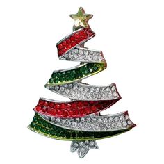 Thanks For Stopping By! While You're Here Please Take A Look At The Other Items In My Shop. Bundle And Save! About This Item: Christmas Tree Brooch Red Green Clear Crystals Silver Tone Thank You For Looking! Condition: New With Tags Silver Brooches For Christmas Party, Silver Christmas Party Brooch, Silver Christmas Party Brooches, Red Christmas Brooch For The Holidays, Red Christmas Brooch For Holidays, Red Christmas Holiday Brooch, Red Christmas Holiday Brooches, Cute Nose Rings, New Year Tree