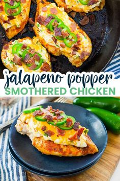 Seared chicken breasts get topped with a creamycheesy mixture that's got a little spice from jalapenosThis dish is low carbfull of flavorand ready in about 30 minutes Chicken And Spinach Casserole, Split Chicken Breast, Seared Chicken Breast, Seared Chicken