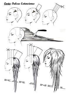 Hair Illustration, Haircut Straight, Long Wolfcut Haircut, Bangs Curly, Wolfcut Haircut, Long Wolfcut, Haircuts For Wavy Hair, Long Layered Haircuts