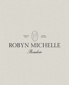 the logo for robbin michele boutique, which is located in new york city