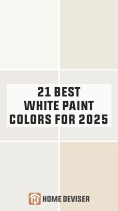 13 Best White Paint Colors for 2025