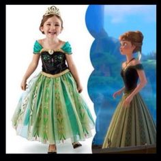 New In Package Many Sizes Available Princess Anna Costume, Anna Coronation Dress, Anna Frozen Costume, Girls Christmas Party, Princess Elsa Dress, Anna Costume, Coronation Dress, Frozen Dress, Frozen Christmas