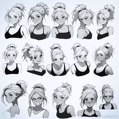 Expressive Portrait Stamps for Procreate Cute Female Facial Expressions - Etsy Female Facial Expressions, Drawing Anime Digital, Free Procreate Brushes, Free Procreate, Procreate Brushes Free, Tattoo Templates, Procreate Lettering, Drawing Templates, Free Brush