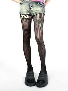 This price is for a pair of tights only, others are not included. Edgy Thigh-high Stretch Tights, Edgy Thigh-high Tight Legwear, Edgy Tight Thigh-high Legwear, Punk Style Stretch Thigh-high Hosiery, Punk Thigh High Stretch Hosiery, Edgy Stretch Mesh Tights, Edgy Stretch Fishnet Tights, Edgy Thigh-high Tights, Thigh High Stretch Tights For Alternative Fashion