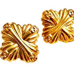 These Are Fendi Earrings In Good Used Condition. They Are Pierced. Beautiful Gold And Ready To Rock. Fendi Jewelry, Fendi Earrings, Earrings Color, Pierced Earrings, Earings Piercings, Fendi, Jewelry Earrings, Women Jewelry, Gold