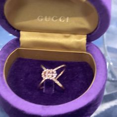 18k Yellow Gold Authentic Gucci Running G Diamond Ring ..Brand New Never Worn Gucci Fine Jewelry With Diamond Accents, Gucci Jewelry With Diamond Accents For Gift, Gucci White Gold Jewelry With Diamond Accents, Gucci Rose Gold Jewelry Gift, Gucci Rose Gold Jewelry For Gift, Gucci Diamond Jewelry With Diamond Accents, Designer Pave Setting Jewelry, Designer Gucci Yellow Gold Jewelry, Gucci Diamond Jewelry In Yellow Gold