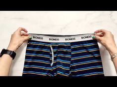 Folding underwear - YouTube Fold Boxers To Save Space, How To Fold Underware Drawer Men, Folding Underware Men, Folding Mens Boxer Briefs, How To Fold Mens Boxers, How To Fold Boxers, Clothes Folding, Clothes Hacks