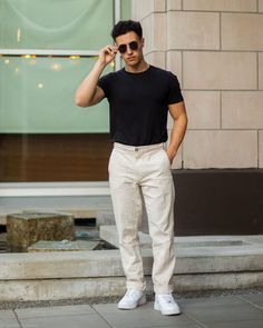 Outfits Hombre Elegante Casual, Men's Seasonal Outfits, Social Clothes, Outfit Informal, Men's Outfits By Pattern, Classy Outfits Men, Mens Summer Outfits, Spring Outfits Men