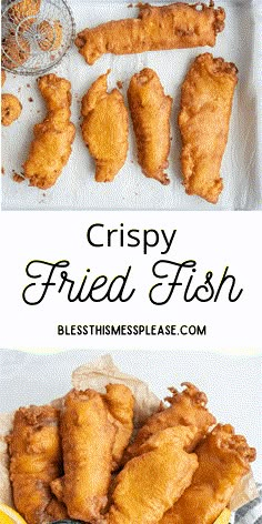 crispy fried fish is an easy and delicious appetizer that's ready in under 30 minutes