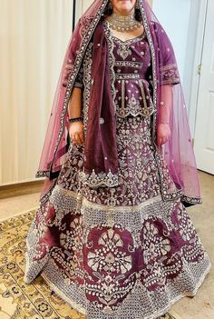 👉 Product Specification Fabric :- Vevet (Lehenga,Blouse) Net (Dupatta) Lehenga :- M size in Inches ( Weist 30, Hip 40, Length 40) Blouse/Choli :- M size in Inches (Weist 30, Bust 36, Length 15) Dupatta :- Organza silk  Border ( 2.5 Mtr) Work :- Embroidery Mirror work Care :- Dry Clean Type : Party Wear Lehenga Choli, Engagement Lehenga choli, Wedding Lehenga Choli DISCLAIMER :- 👉  The actual colour of the product may vary slightly from the image shown. 💃 Could be adorning for special occasions like Marriages, Event, Engagement Function, Casual, Wedding, Ceremony, Festive, Party and many more as you want. 💃  We hope that you will provide accurate measurement for best fitting of the dress. We Also Made Wedding Lehengas, Indian Lehenga, Bridal Lehenga, Designer Lehenga, South Indian Dress Anarkali Purple Choli For Traditional Ceremonies, Purple Lehenga For Navratri Traditional Ceremonies, Purple Lehenga For Navratri Ceremonies, Semi-stitched Purple Lehenga For Traditional Ceremonies, Purple Lehenga With Dupatta For Traditional Ceremonies, Purple Lehenga For Diwali And Traditional Ceremonies, Purple Lehenga For Traditional Ceremonies, Purple Bollywood Choli For Traditional Ceremonies, Festive Purple Lehenga For Traditional Ceremonies