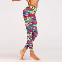 Gender:Women Item Type:Leggings Waist Type:High Fabric Type:Knitted Material:Polyester,Spandex,Acrylic Pattern Type:Print Thickness:Standard Model Number:5047 Length:Ankle-Length Style:Casual Multicolor Stretch Leggings, Casual Multicolor Tight Activewear, Cheap Yoga Pants, Fitness Leggings, Legging Sport, Yoga Pants Women, Love Clothing, 4 Way Stretch Fabric, Knit Pattern