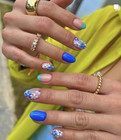 Cruise Nails, Glass Nails Art, Spring Break Nails, Cow Nails, Broken Nails, Fancy Nails Designs, Simple Gel Nails, Basic Nails