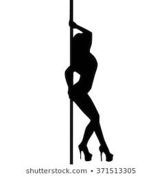 Pole Poses Photo Shoots, Pin Up Girl Tattoo, Dancing Drawings, Fashion Illustrations Techniques, Silhouette Clip Art, Girl Illustration, Silhouette Art, Woman Silhouette, Pretty Lingerie