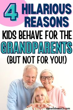 A universal parenting truth that's hilarious as it is frustrating: kids behave for the grandparents, but not their parents! Check out this funny but true post laying out the hilarious reasons kids act their best at the Grandparents' house! Hilarious Parenting Humor, Parent Yourself, Parenthood Quotes, Grandparent Quotes, Parent Humor, Mom Struggles, Present Mom, Grandparents Quotes, That's Hilarious