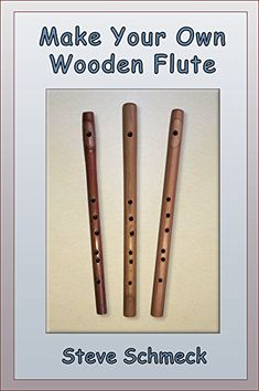 two flutes with the words make your own wooden flute