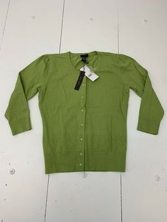 Only Mine womens Green Long Sleeve Button up Sweater Size Small. Condition is "New with tags". Shipped with USPS First Class. Good condition See pics BS161/21K12BH3 Green Cotton Sweater With Button Closure, Green Sweater With Button Closure For Work, Green Workwear Sweater With Button Closure, Green Button-up Sweater For Work, Green Button-up Workwear Sweater, Button Up Sweater, Green Long Sleeve, First Class, Sweater Outfits