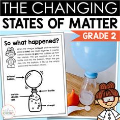 the changing states of matter worksheet for grade 2 and 3 students to practice