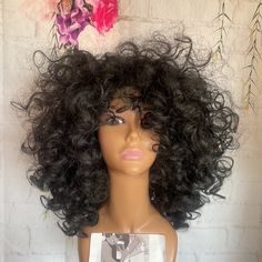 Black Soft Afro Curly Curls Full Cap Wig *New* Arrives New 70’s 60’s Retro Disco Vibes ! Texture & Color As Shown Full Cap Wig 150%Density 2 Combs Inside As Shown In Poshmark’s #Poshlive Show 22.5 In Circumference - Check My 5 Star Reviews I Do Not Trade On Any Of My Wigs Don’t Forget To Bundle 2 Items Or More To Save 10% Off $$$ Wig Sale, Disco Vibes, Wavy Hair Extensions, Retro Disco, Halloween Wigs, Ponytail Hair Extensions, Ombre Wigs, Straight Lace Front Wigs, Headband Wigs