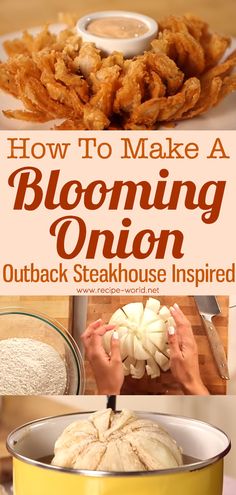 how to make a blooming onion outback steakhouse inspired recipe with step by step instructions