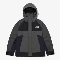 This design is inspired by the mountain jacket, a North Face heritage product. This jacket is waterproof, breathable, and water-repellent, using conductive yarn that allows fine dust to fall off easily, and 2L DRYVENT material that protects the body from fine dust because the moisture permeability hole in the lamination is smaller than that of fine dust. It is a style that can be worn by both men and women for everyday life, camping, and light outdoor activities. The lining is applied for a long Weatherproof Gray Nylon Outerwear, Gray Weatherproof Nylon Outerwear, Hooded Gray Windbreaker For Hiking, Gray Hooded Windbreaker For Hiking, Gray Hiking Outerwear With Adjustable Hood, Gray Outerwear With Adjustable Hood For Hiking, Gray Windproof Windbreaker For Streetwear, Gray Nylon Windbreaker For Hiking, Gray Waterproof Outerwear For Streetwear