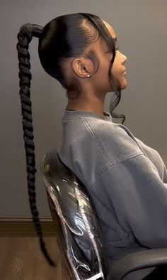 Style Ponytail, Cornrow Ponytail, Weave Ponytail Hairstyles, Sleek Ponytail Hairstyles, Weave Ponytail, Black Ponytail Hairstyles, Braided Ponytail Hairstyles, Trendy Hairstyle, A Pony