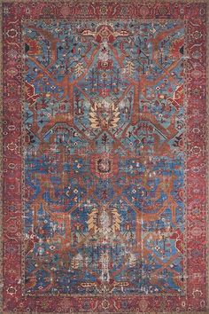 Loloi Rugs Loren LQ-10 Rugs | Rugs Direct Earthy Girl, Girl Aesthetics, Loloi Rugs, Rug Direct, High Fashion Home, Antique Textiles, Persian Area Rugs, Red Area Rug, Carpet Runner