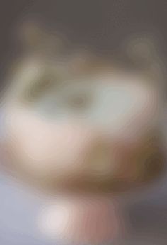 a blurry image of a piece of food